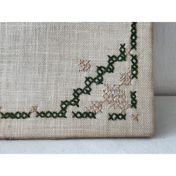 Vintage Cross Stitch Sampler Children’s Room Kids Chores Keep It Neat As Can Be - Picture 6 of 12